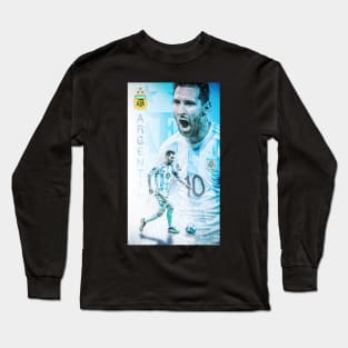 Messi 10 Argentina Long Sleeve T-Shirt